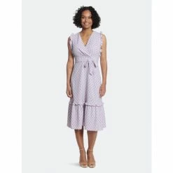 Maggy London London Times Loria Dresses Cayenne Coral