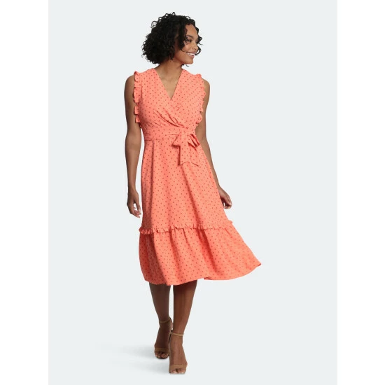 Maggy London London Times Loria Dresses Cayenne Coral 7 Maggy London London Times Loria Dresses Cayenne Coral - Image 5
