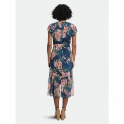 Maggy London London Times Allegra Dresses Navy / Light Rose Pink -Maggy London shop unnamed file 659