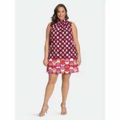 Maggy London London Times Tilla Dresses Navy/coral -Maggy London shop unnamed file 666