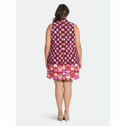 Maggy London London Times Tilla Dresses Navy/coral -Maggy London shop unnamed file 667