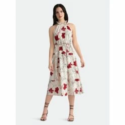 Maggy London Juliet Dresses Buttercream / Red