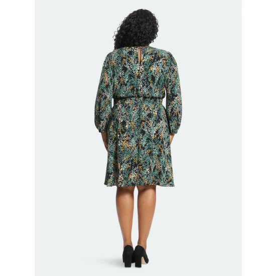 Maggy London London Times Curve Lydia Dresses Black / Persian Red 5 Maggy London London Times Curve Lydia Dresses Black / Persian Red - Image 3