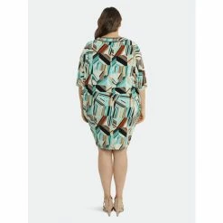 Maggy London London Times Curve Corinne Dresses Neutral/aqua 9 Maggy London London Times Curve Corinne Dresses Neutral/aqua -Maggy London shop unnamed file 737