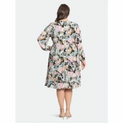 Maggy London London Times Curve Britton Dresses Navy / Denim / Pink 9 Maggy London London Times Curve Britton Dresses Navy / Denim / Pink -Maggy London shop unnamed file 753