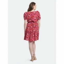 Maggy London London Times Genny Dresses Soft White/ Flame -Maggy London shop unnamed file 803