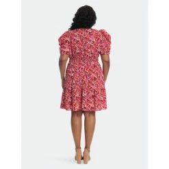 Maggy London London Times Genny Dresses Soft White/ Flame -Maggy London shop unnamed file 808