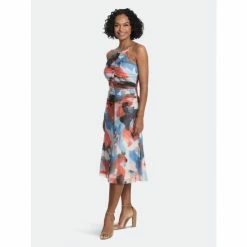 Maggy London London Times Birdie Dresses Soft White / Slate