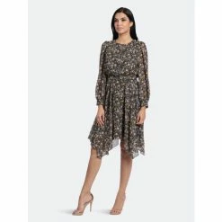 Maggy London London Times Benni Dresses Black/golden