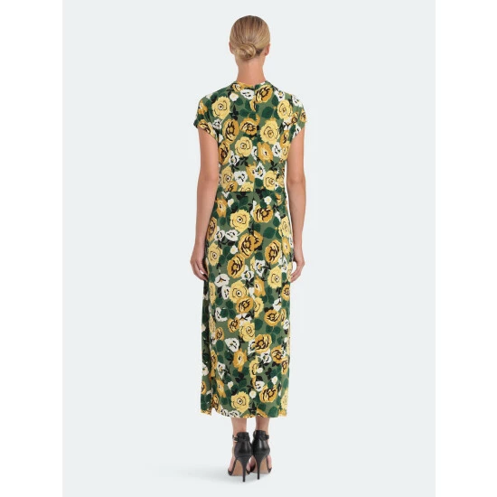 Maggy London Teresa Dress Dresses Garden Green / Sunshine 5 Maggy London Teresa Dress Dresses Garden Green / Sunshine - Image 3