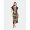 Maggy London London Times Marian Dress Dresses Navy/yellow -Maggy London shop unnamed file 877