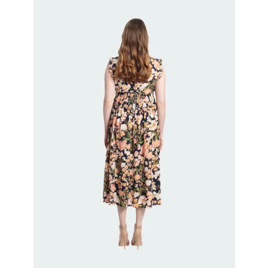 Maggy London Siobhan Dress Dresses Cream/light Orange 9 Maggy London Siobhan Dress Dresses Cream/light Orange - Image 7
