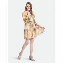 Maggy London London Times Aria Dresses Celery / Paisley Swirl 10 Maggy London London Times Aria Dresses Celery / Paisley Swirl -Maggy London shop unnamed file 889