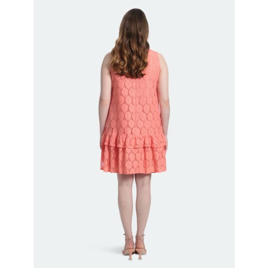Maggy London London Times Aviva Dresses Coral Pink 6 Maggy London London Times Aviva Dresses Coral Pink - Image 4