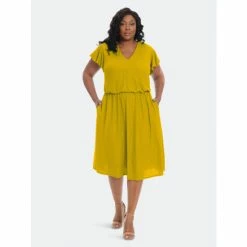 Maggy London London Times Curve Erin Dresses Olive Oil -Maggy London shop unnamed file 986
