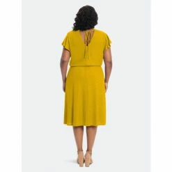 Maggy London London Times Curve Erin Dresses Olive Oil -Maggy London shop unnamed file 987
